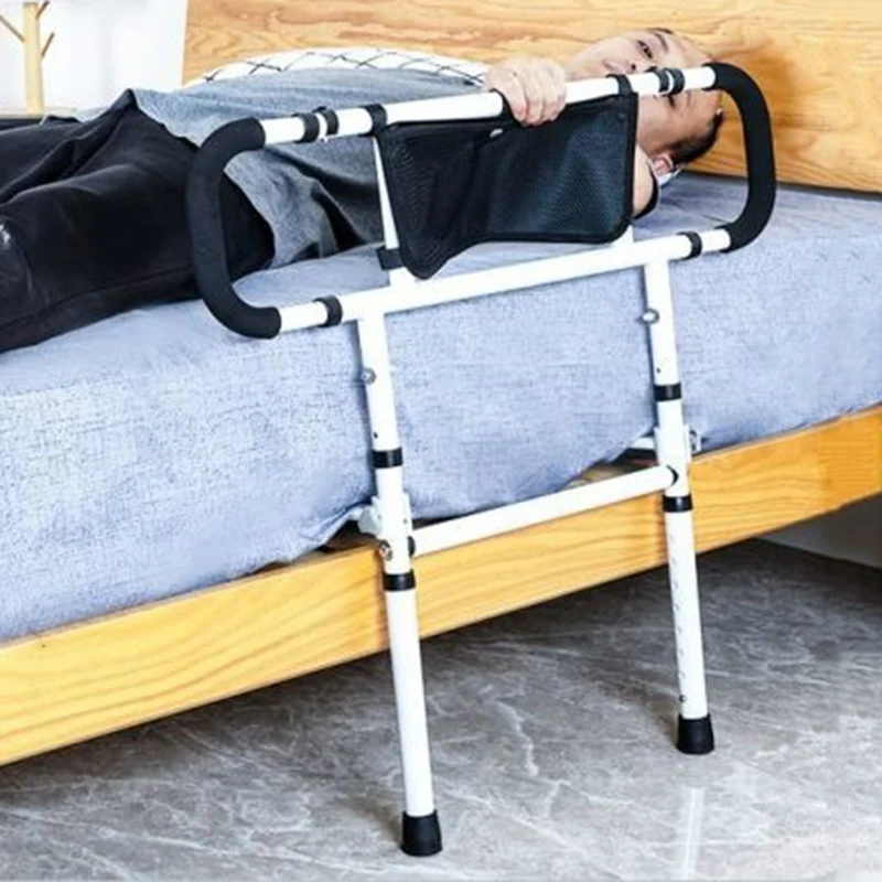 Foldable Bedside Guardrail Adjustable Multifunctional Senior Sofa Safety Rails Old People Patient  Standing Aid Portability