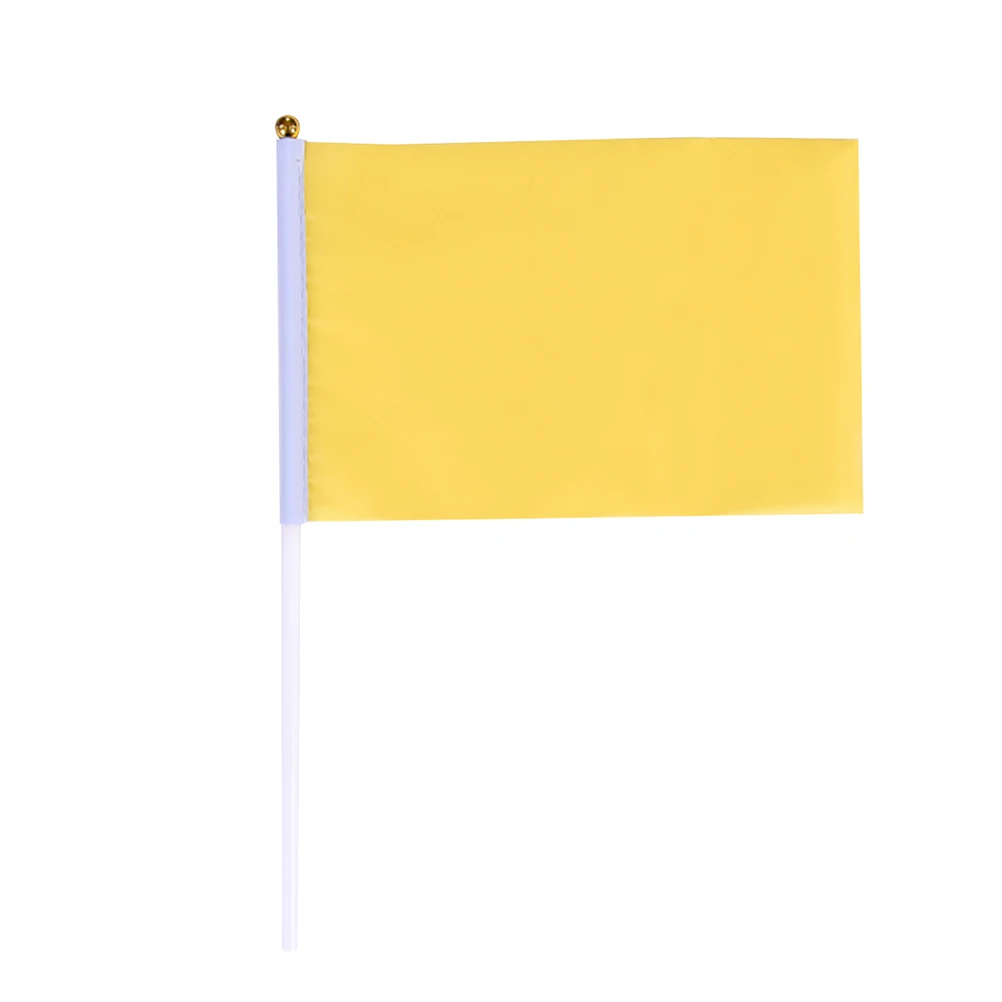

50 Pcs Decorate Hand Waving Flag Mini Flags Small Held Party Decorations Square