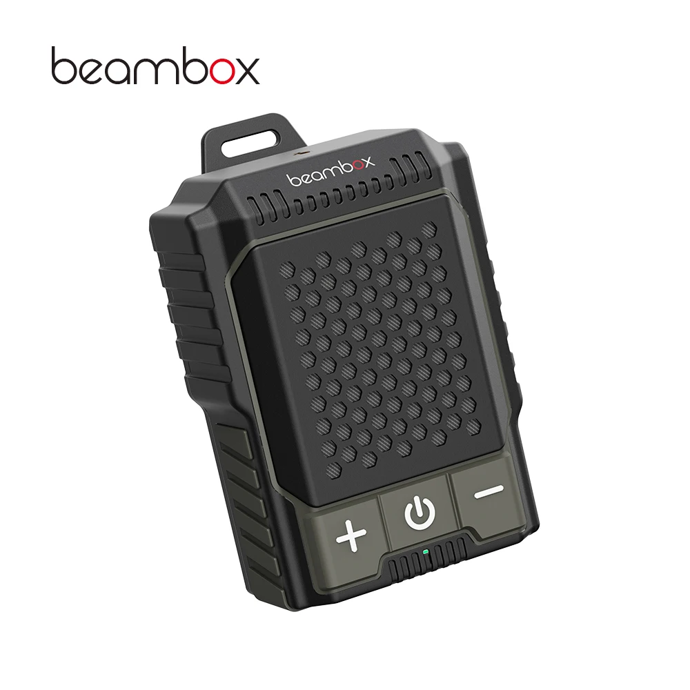 Wearable for Bluetooth Portable Speaker IPX5 Waterproof Wireless Speaker Clip-On Design Supports Hands-Free Music Playback Calls