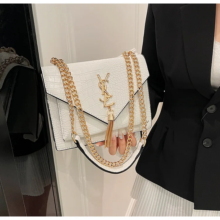 

2025 A/W Light Luxury Women’s Bag — Chain-Embellished Small Square, Ideal for Daily Use and Dates