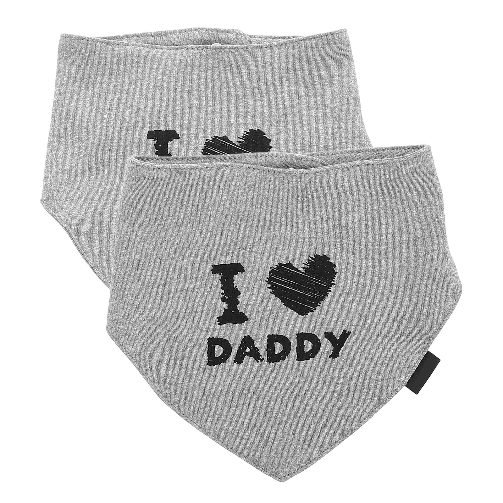 

2Pcs Newborn Baby Bandana Bibs Waterproof Cotton Soft Adjustable Drool Teething Feeding Bibs for Infants Toddler Bib