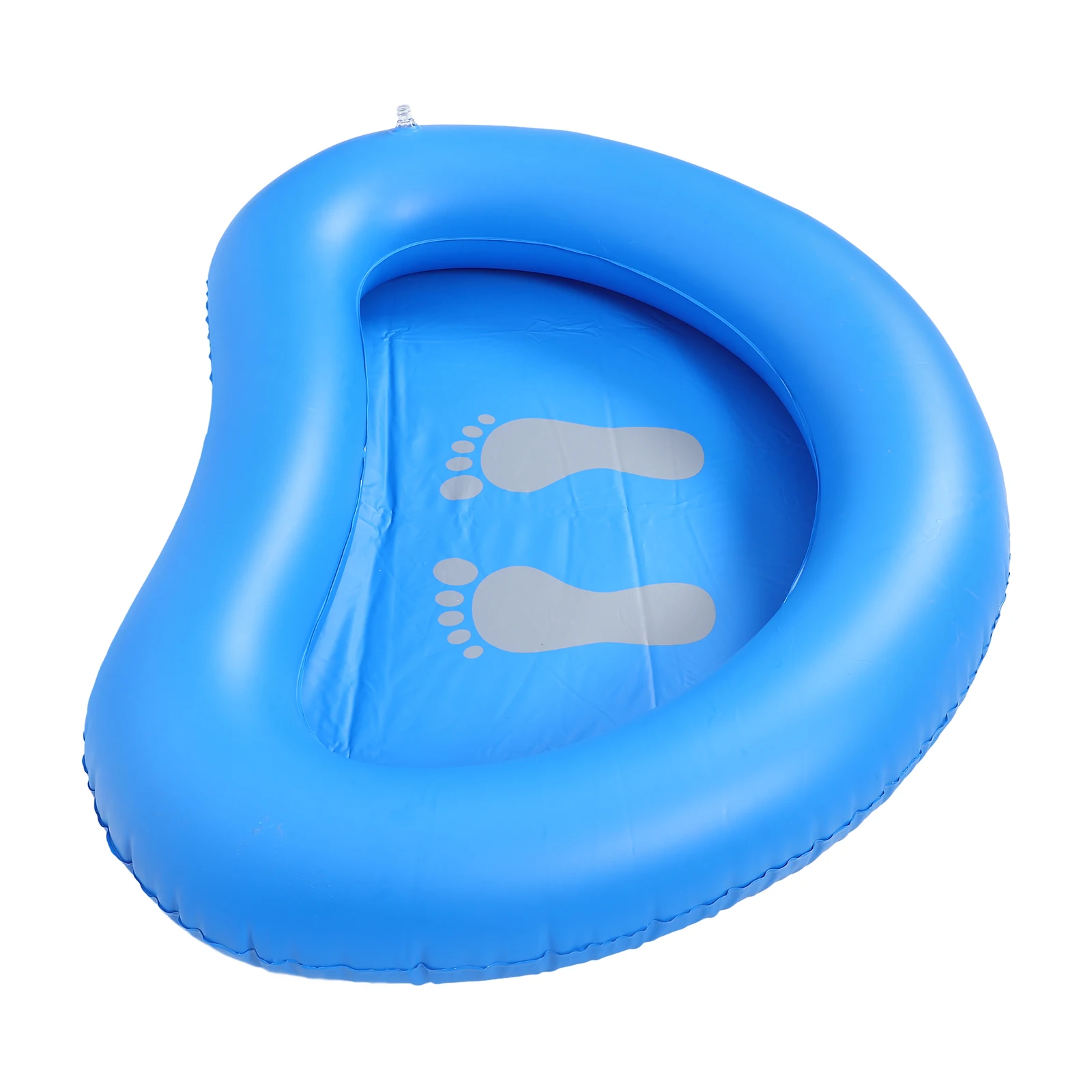 

Inflatable Foot Bath Basin 0 25MM Blue Footprint Lightweight Portable Pool Entry Camping Foldable Water Soaking Tub Cleaning