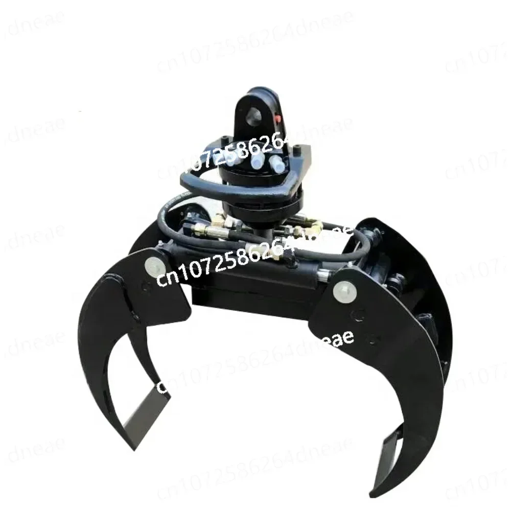 

wood grab opening 700 mm Small hydraulic tractor log grapple forwarder rotation