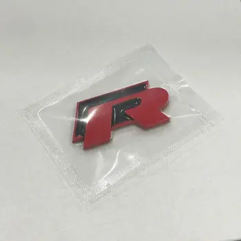 3D kovová černá samolepka na kufr auta s odznakem pro Volkswagen Golf R Line Polo Golf Passat Jetta Touareg 8 nejlepší prodej příslušenství k Touaregu - №6