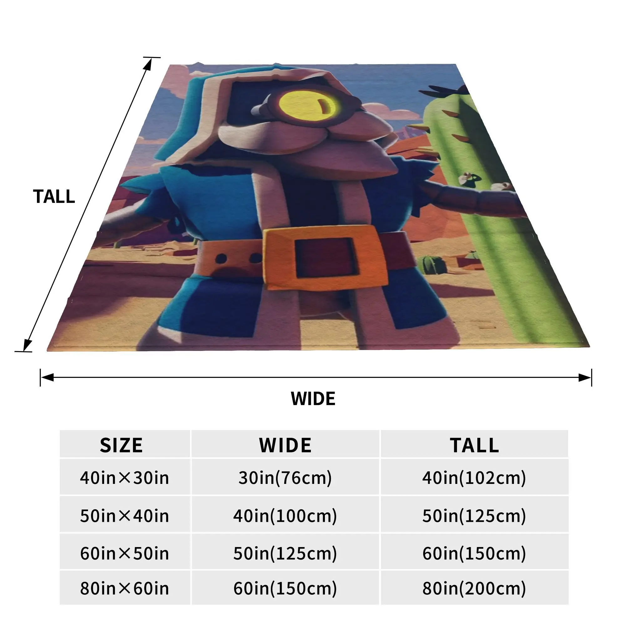 B-Brawled Game Blanket Soft Warm Flannel Throw Blanket Bedding for Bed Living room Picnic Travel Home Couch