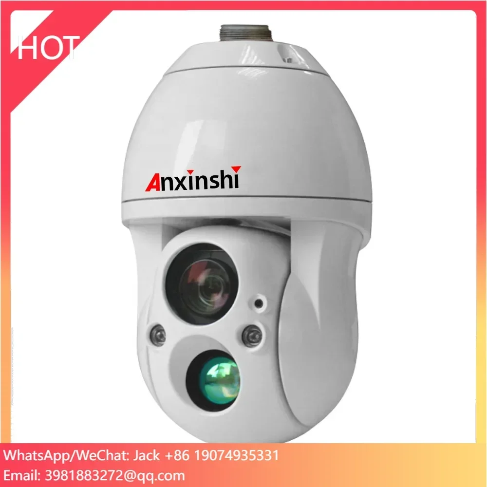 กล้องวงจรปิด Anxinshi 40X กล้องเน็ตเวิร์ค PTZ มองเห็นในเวลากลางคืน 150 เมตร 4K POE กล้อง PTZ HD IP Speed Dome