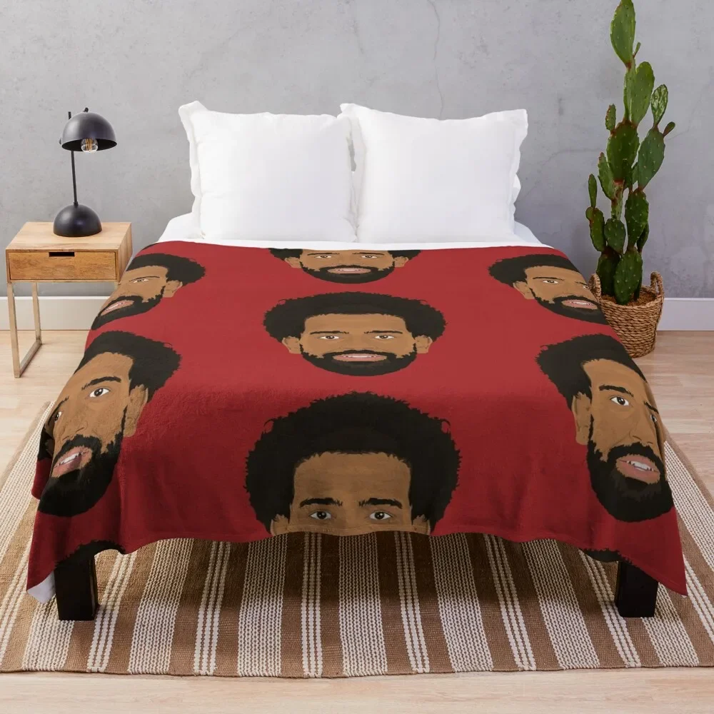 

Mo Salah Throw Blanket Baby warm for winter Blankets