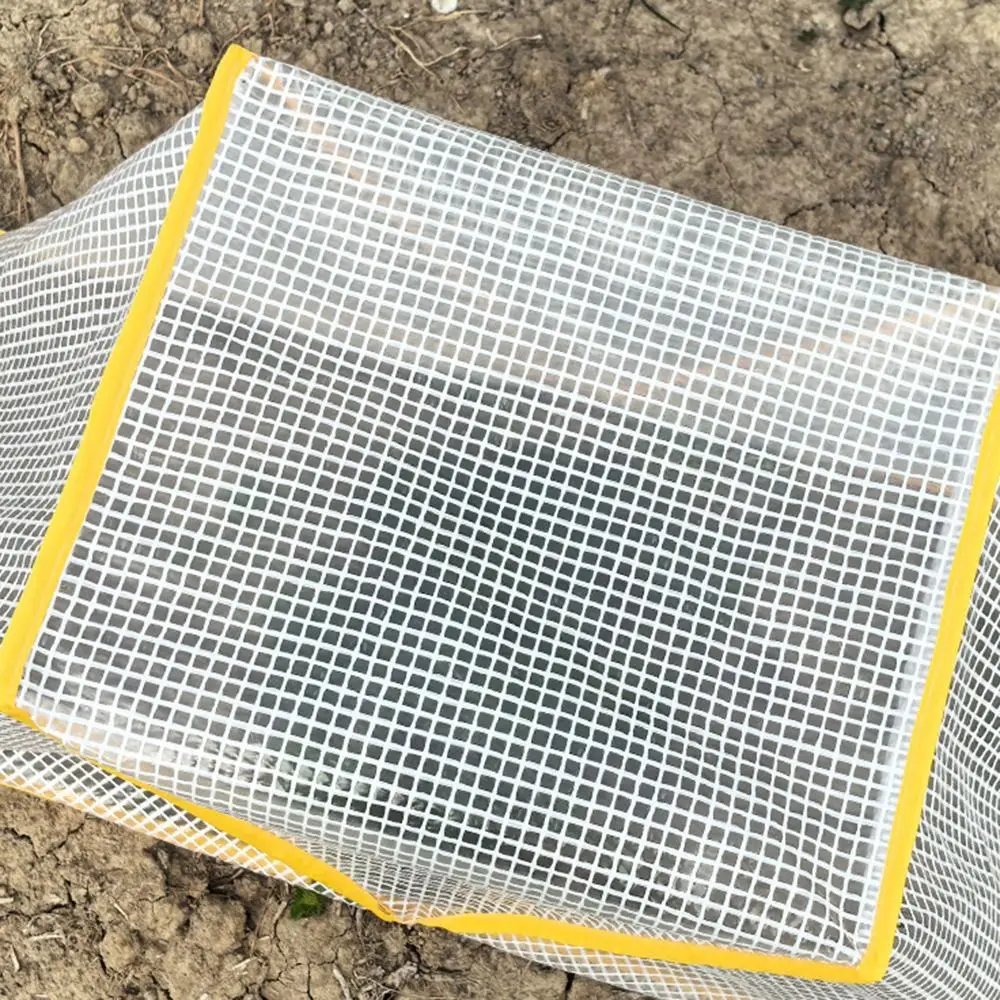 Arch-Shaped Plastic Garden Greenhouse Tent Seedling Protection Portable Foldable Plant Protective Cover Weather-Resistant