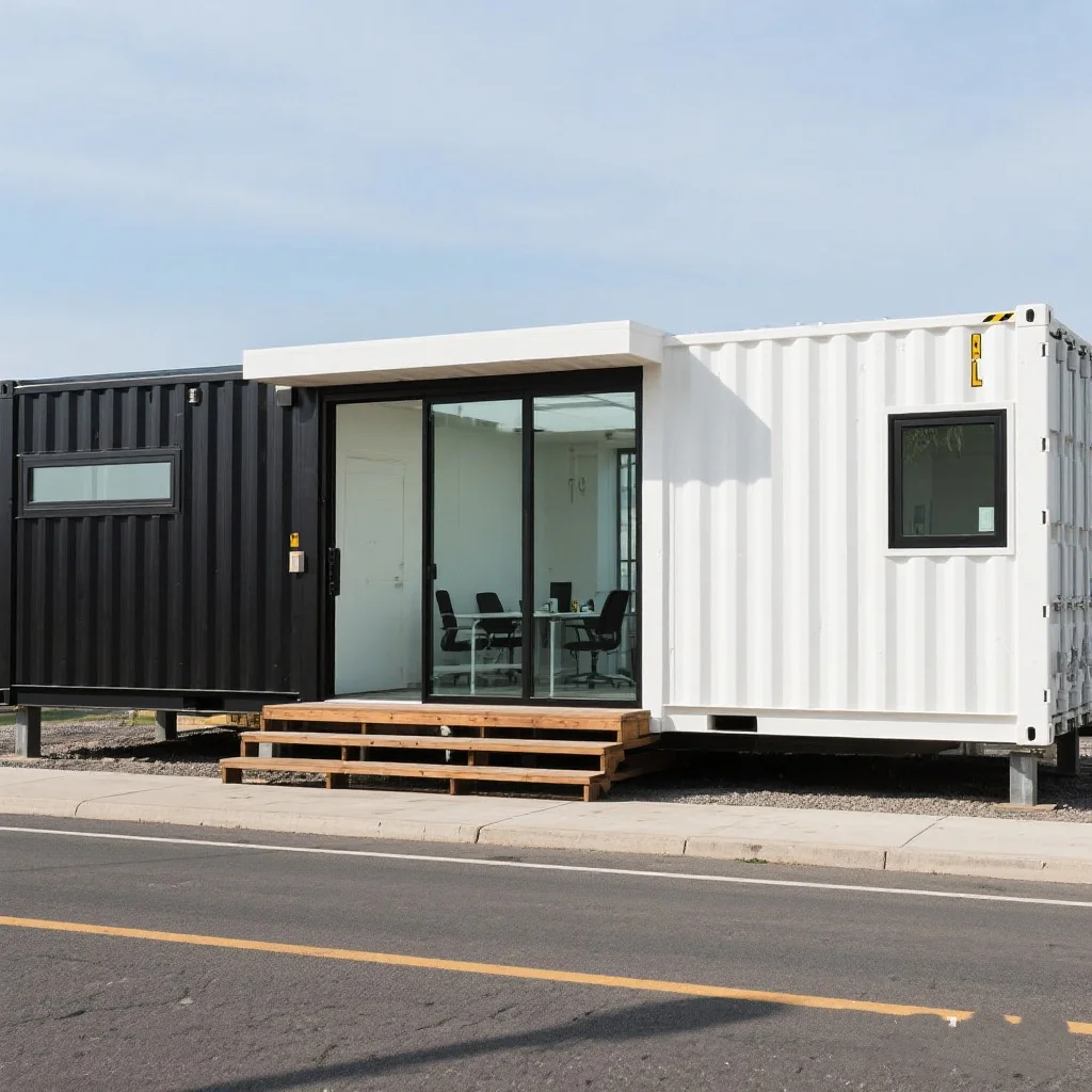 

Waterproof 20Ft Container House Expandable Prefabricated House Kitchen Prefab Granny Flat Mobile Tiny Home