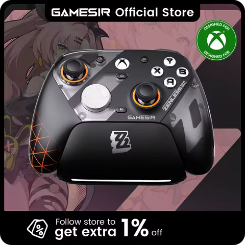 Controle Sem Fio GameSir G7 Pro Zenless Zone Zero para Xbox – Base de Carregamento, Joystick TMR, Gatilho com Efeito Hall, Faceplate Intercambiável