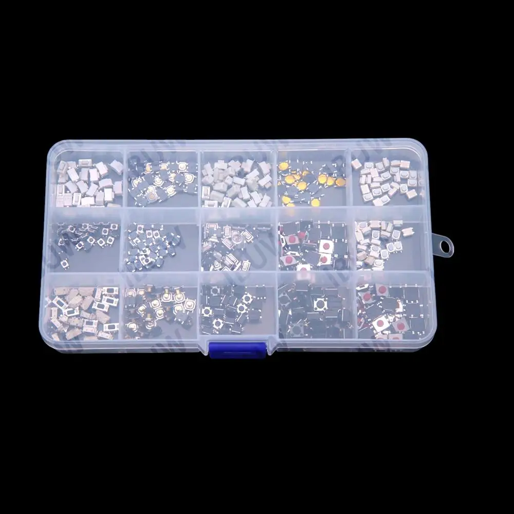 

15Value 375PCS Car Remote Control Touch Micro-Switch Switch Pack for LCD Button Box and Auto Repair Locksmiths Micro-Switch
