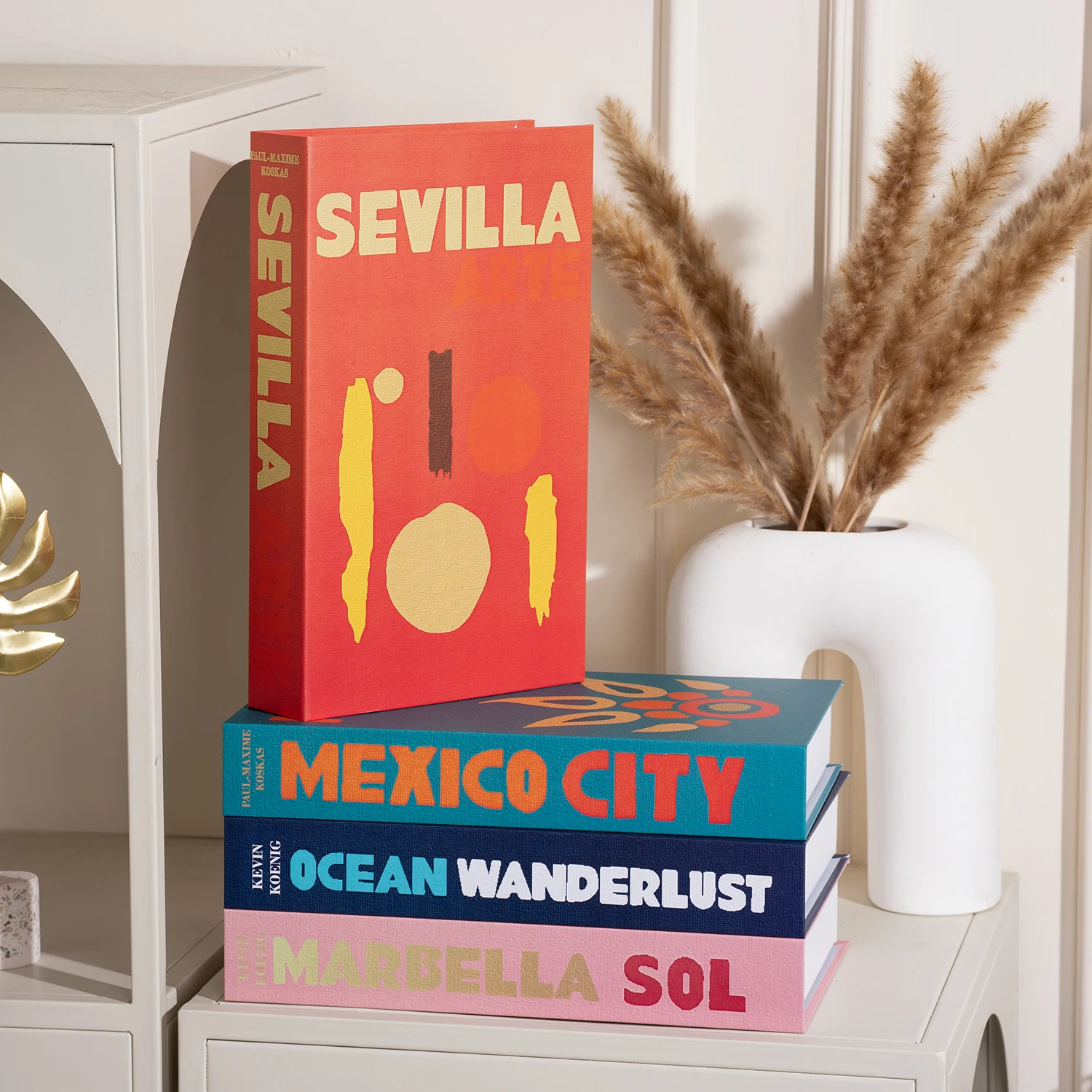 Luxury Living Room Fake Books Decoration Remote Control Storage Box Fashion Photography Magazine Decorations #5