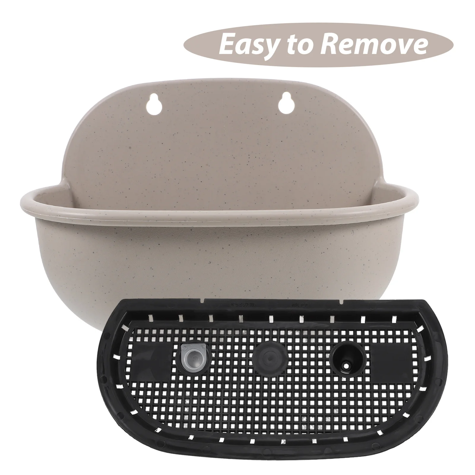 

Настенный цветочный горшок, утолщенный прочный держатель для балконных растений с дренажными отверстиями, настенный декор для гостиной в помещении