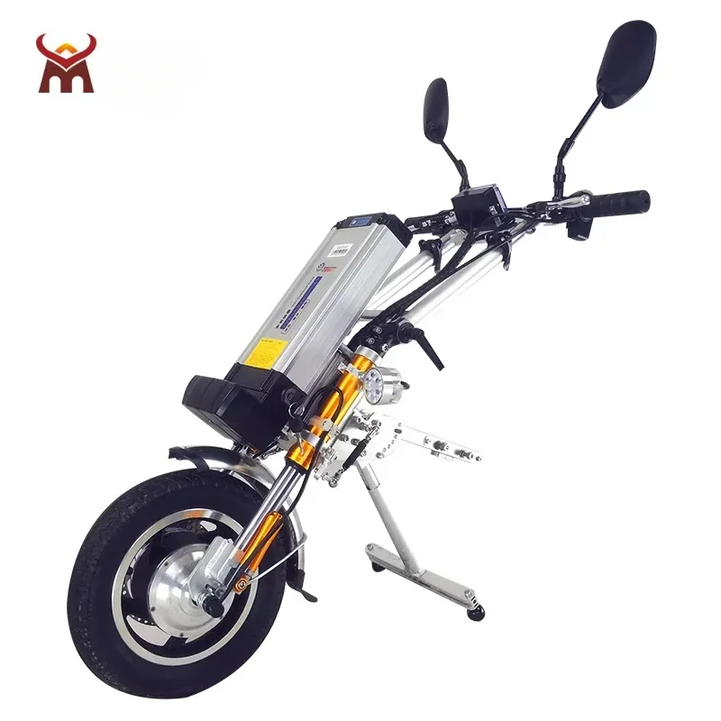 

Реабилитационная терапия прицепа для инвалидных колясок 48 В 500 Вт с аккумулятором 13 Ач