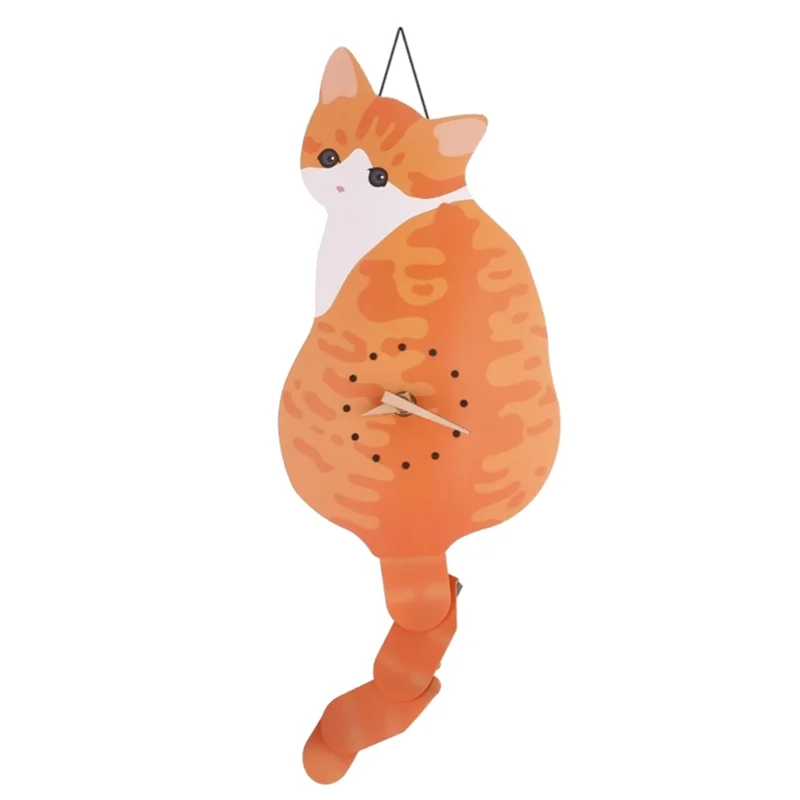 

ABZV-Naughty для кошек, настенные часы, вилящие хвосты для дома, декоративные часы, забавный дизайн B