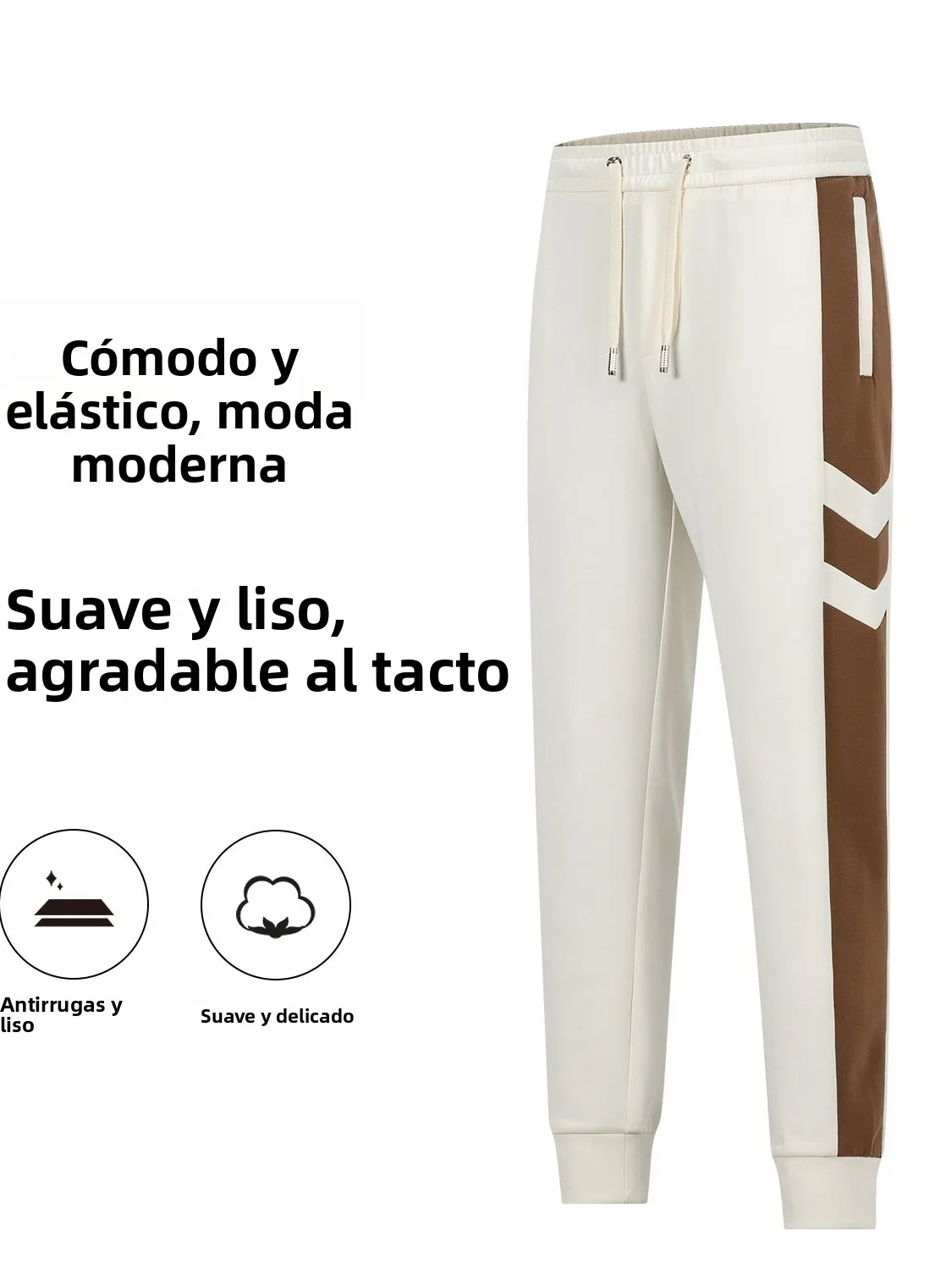 Plones Deportivos Casus de Bloques de Color a la Moda Mengkou para Hombre, ros, con Cintura Elástica, Mezcla de Al...