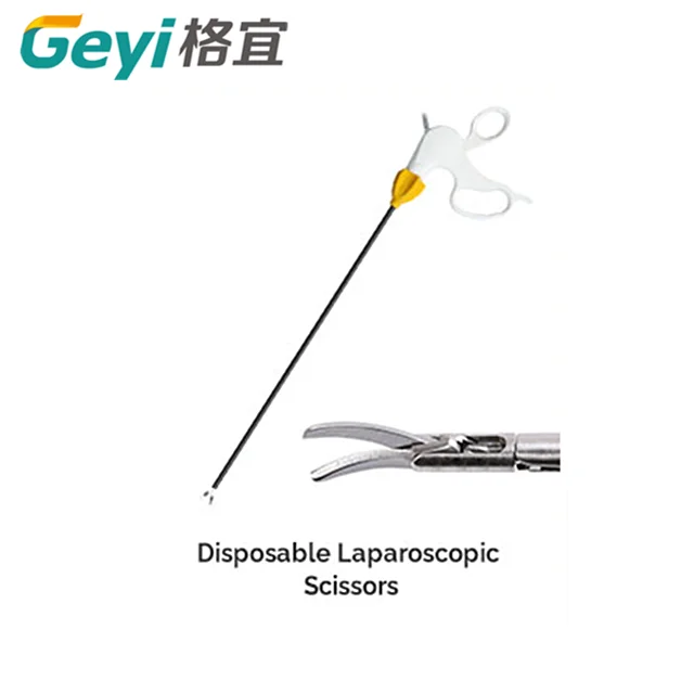 

Geyi Disposable Surgical Laparoscopic Monopolar Scissors 5*330mm