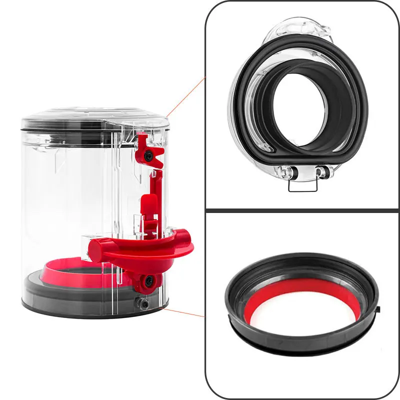 다이슨 핸드헬드 진공 청소기 V12slim, 먼지 수집 버킷 V10slim, 쓰레기통 액세서리 SV18/SV20에 적합