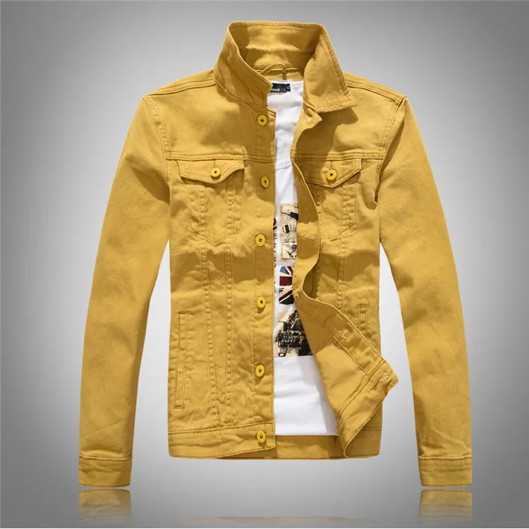Men's Casual Denim Jacket Long Sleeve Streetwear Coat Washed Loose Outerwear Daily Travel Party Layering Top Lightweight