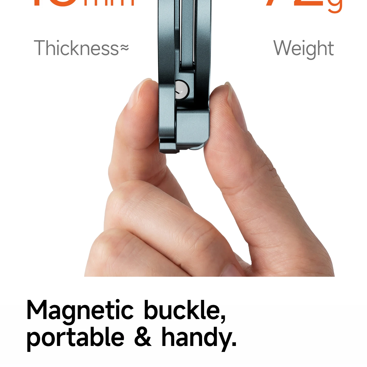 COBONE Doppelseitiger Magnetischer Handyständer Faltbar 1/4 Zoll Halterung für MagSafe Android Smartphones Desktop Fitness Vlog Live-Streaming – Detail 7