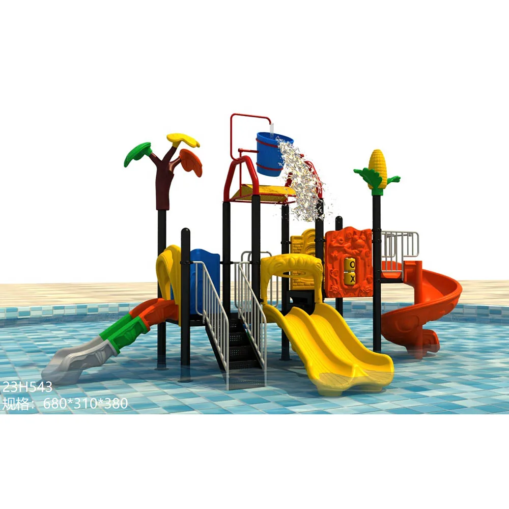 Children Water Playground Commercial Outdoor Amusement Park Water Playground Equipment Fun Park Water Park Swimming Pool Slide