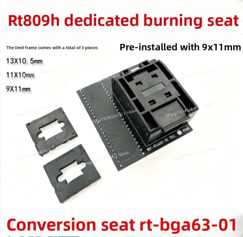 BGA63 Flip Programming Socket, NAND Read Write Adapter