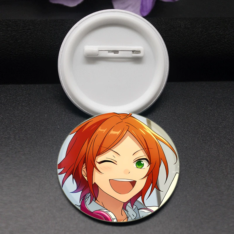 Hot Anime Ensemble Stars Button Pins Cute Cartoon Character Yuta Aoi 2 Wink Brooches Badge Bag Decor Fans Collect Friends Gift