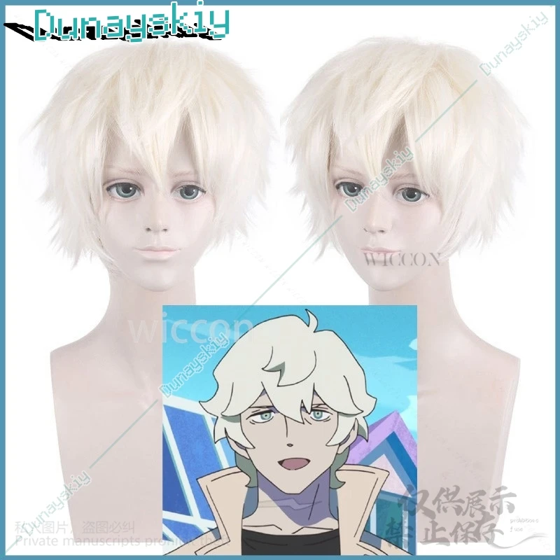 Anime BNA BRAND NEW ANIMAL Cosplay OGAMI SHIROU Synthetic Wigs Straight Short Cosplay Wigs For Men Women High Temperature