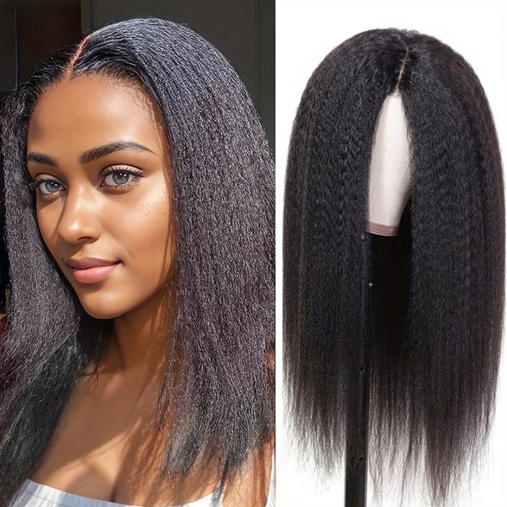 Curly Synthetic Fiber Wig, Women's Japanese-Style Perm Wig, European and American Style Synthetic Fiber Wig..._1