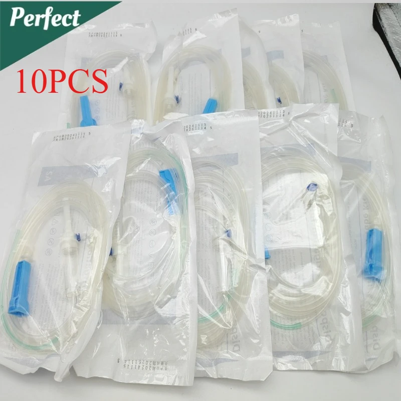 10PCS Dental Disposable Irrigation Tube Oral Implant Machine for Implant Surgery Irrigation Transparent Usually Tube