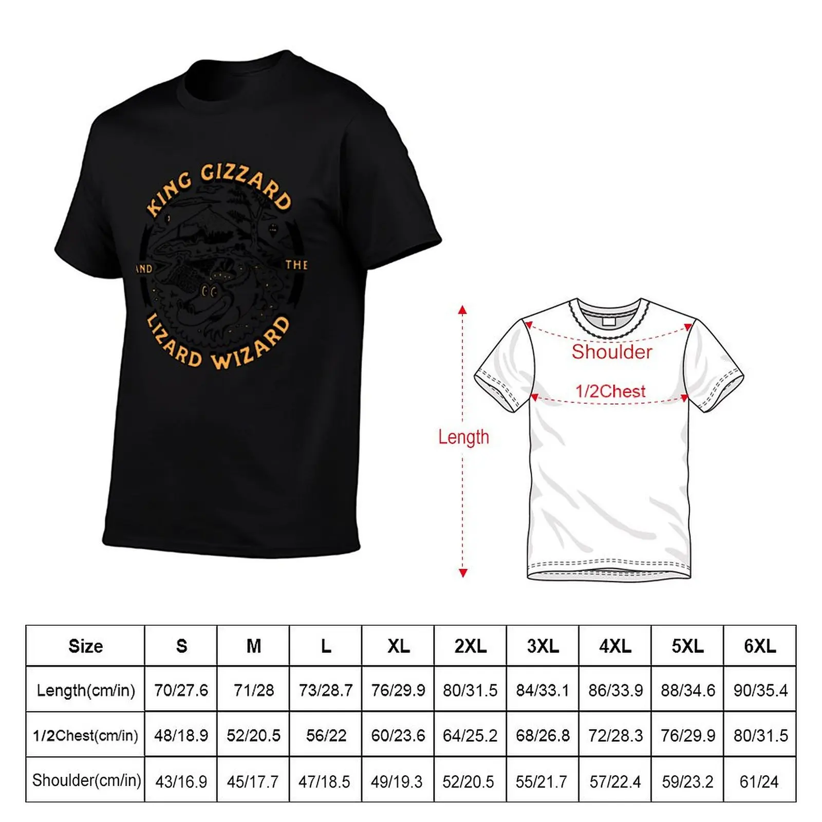 King Gizzard And The Lizard Wizard Gators Vintage T-Shirt Lightweight Cooling Short Sleeve Tee - view 2