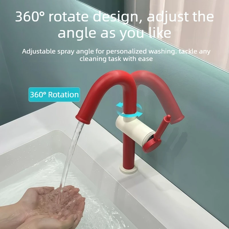 Household Bathroom Faucet Wash Basin Sink Faucet Hot and Cold Multi-Function Faucet