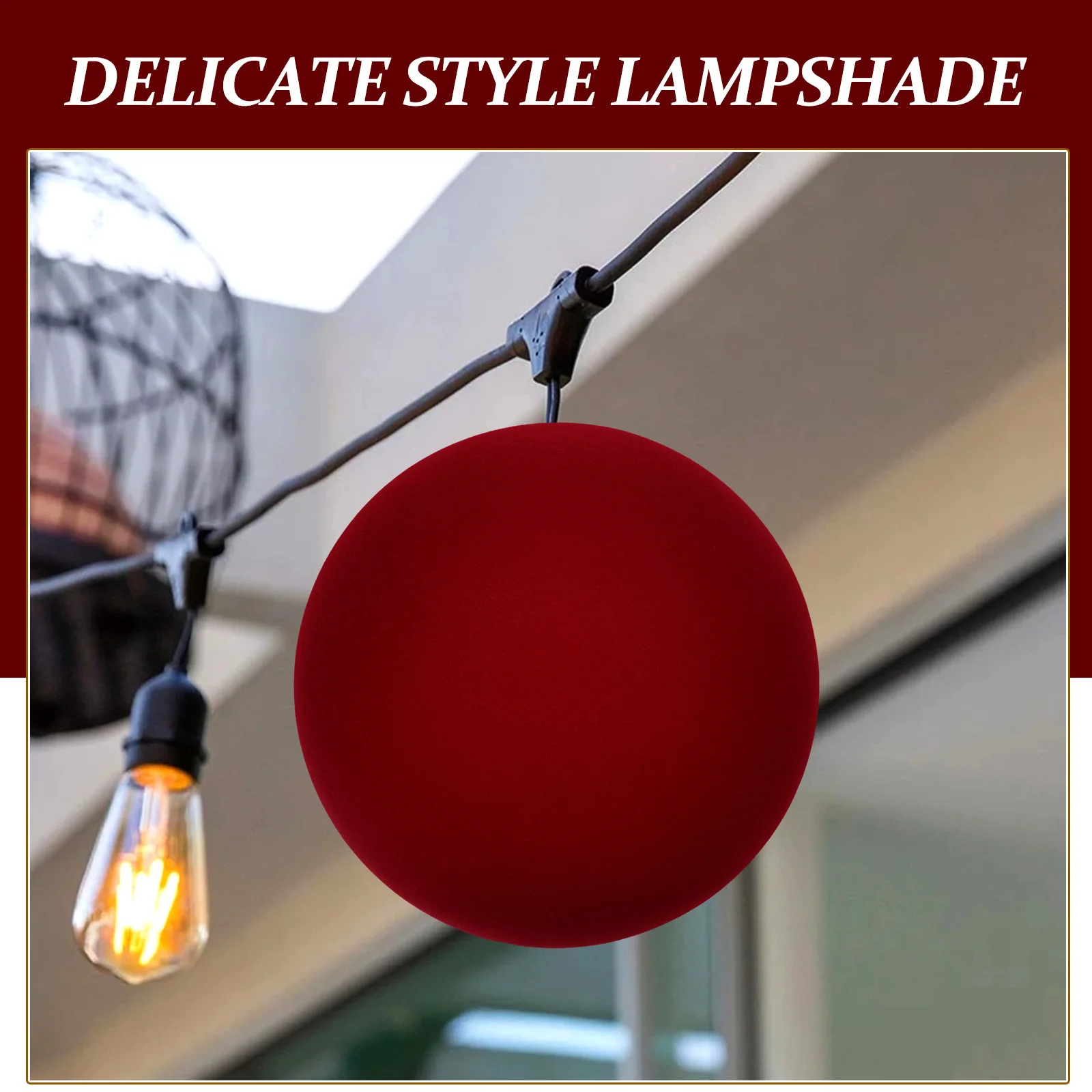 

Globe Lampshade Bright Color Plastic Round Ball Replacement Shade Easy Install for Pendant Ceiling Lamp Decorative Lamp Cover