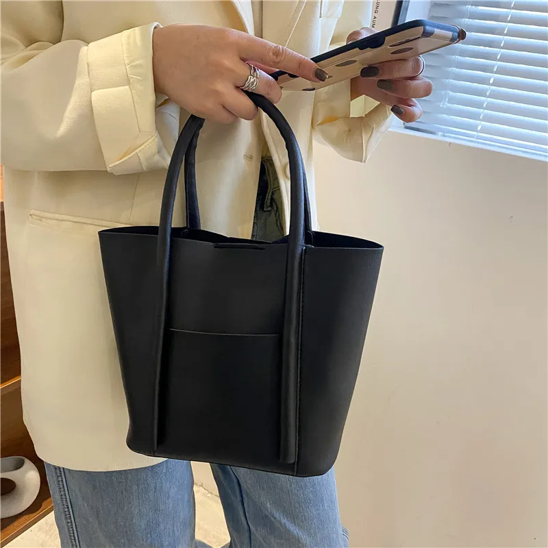 Leisure Women Crossbody Bags Fashionable Casual Texture Bucket Bag Tote Bag Designer Bags Mother Kids Bags for Girl Сумка Bolsa