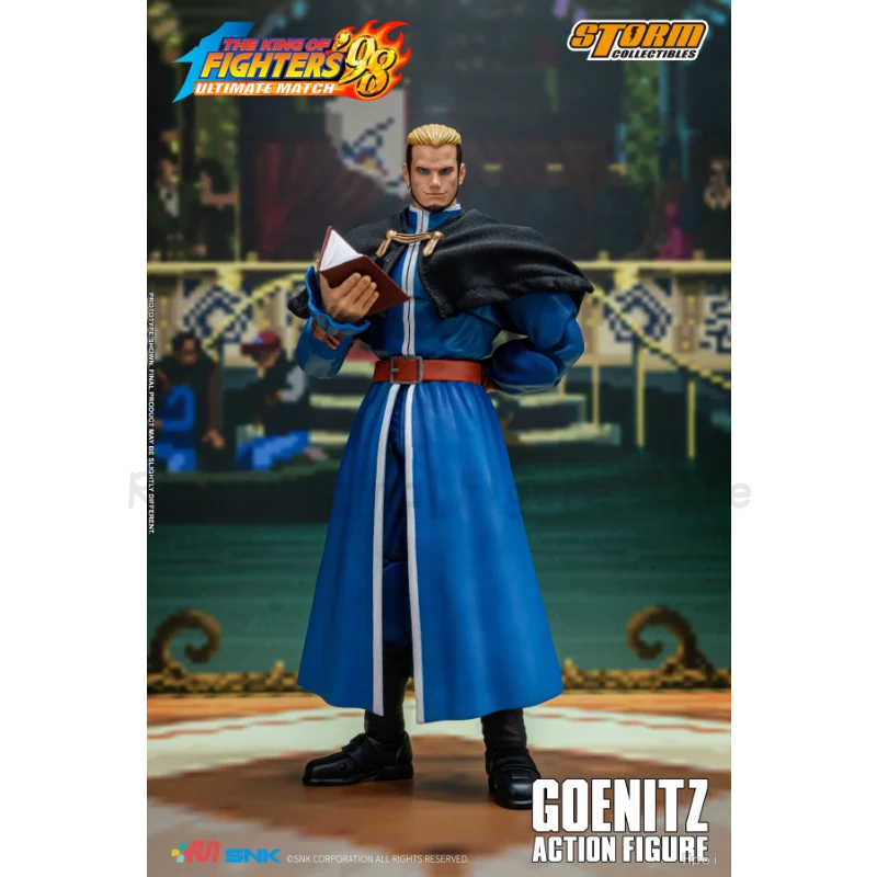 【Op voorraad】Originele Storm Collectibles THE KING OF FIGHTERS '98 ULTIMATE MATCH Leopold Goenitz Anime 1/12 Buyi Action Figure