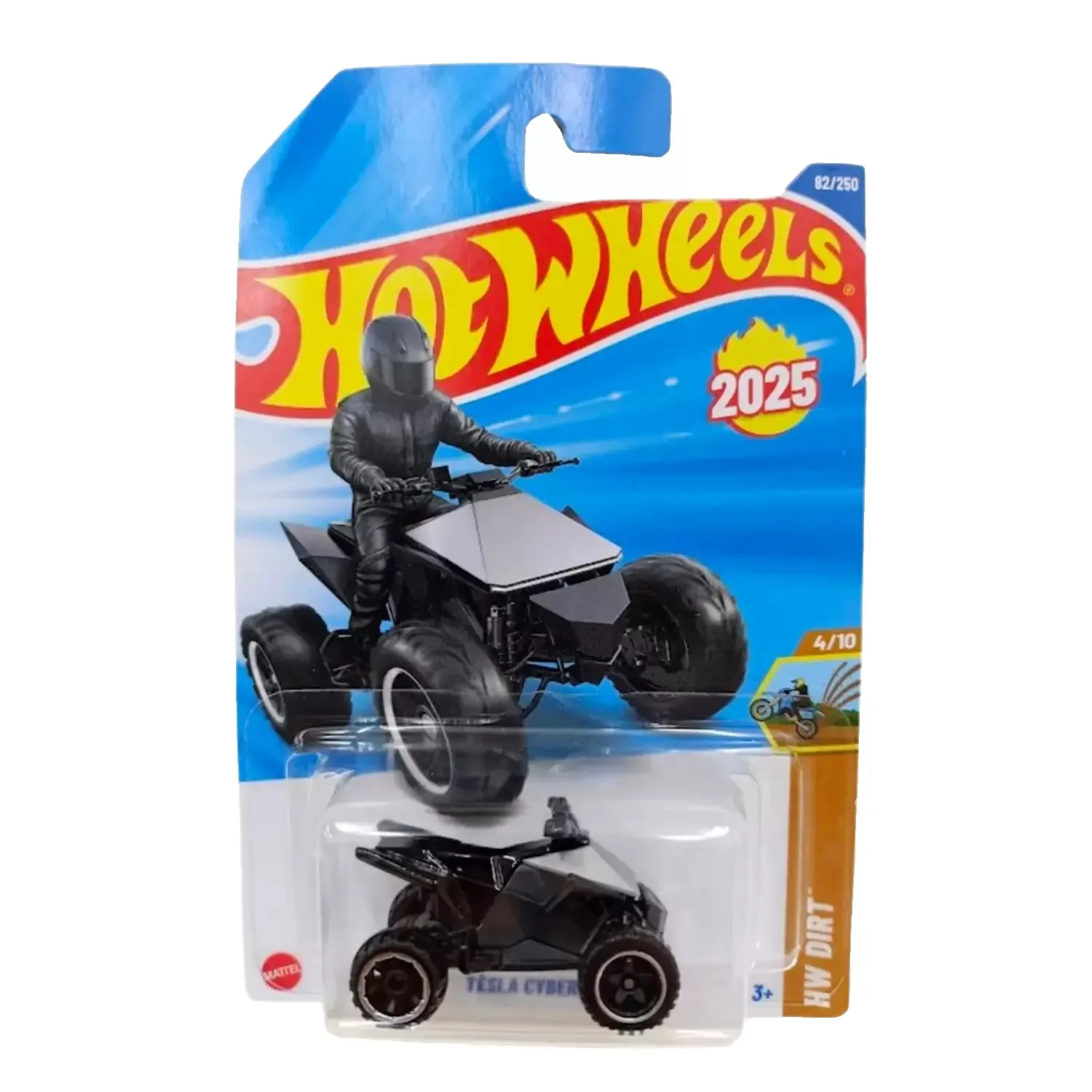 Original Mattel Hot Wheels 1/64 Tesla Cyberquad Hoteelws HotWheels Motos Toys Model Car Hoteelws Car Hotweheels Motorcycles