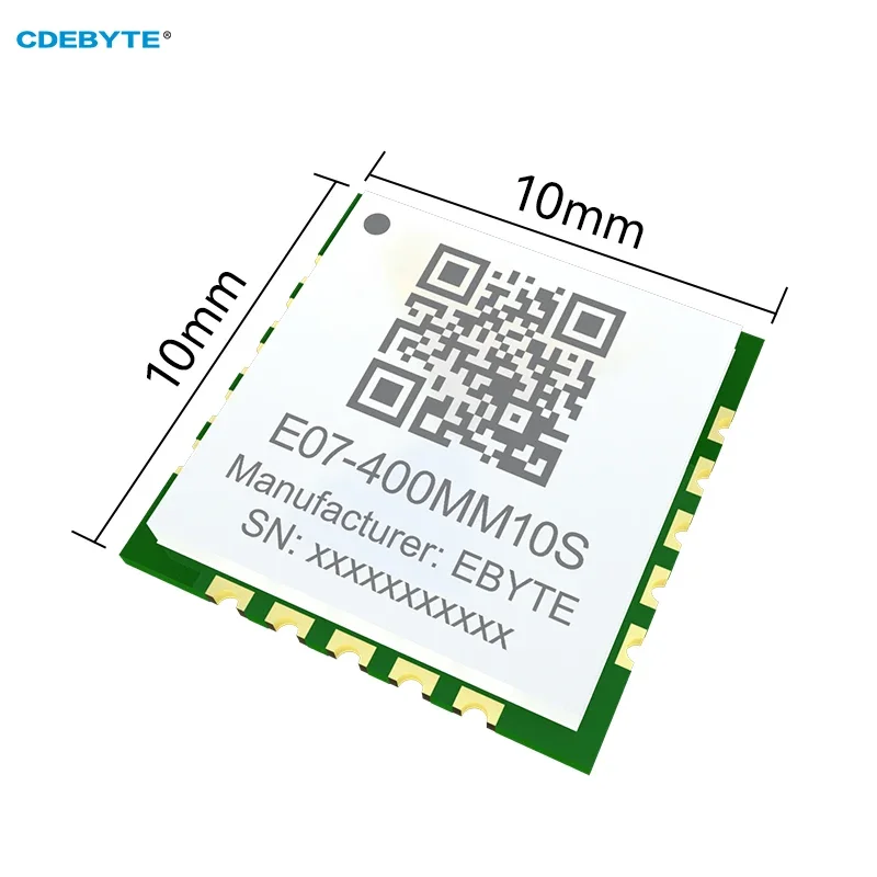 CC1101 Wireless Module 433MHZ CDEBYTE E07-400MM10S 10dBm 1.5km Stamp Hole Support RSSI Ultra Small Size SMD Module