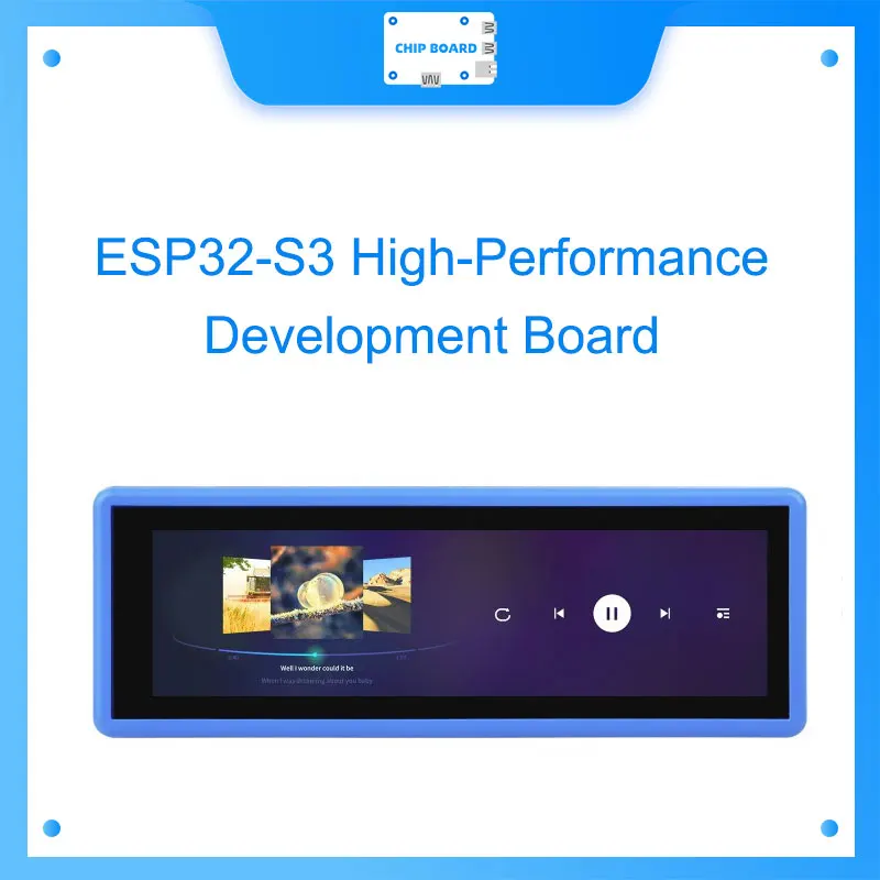

Waveshare ESP32-S3 3.49" Touch Dev Board - IPS Display, Audio Codec, AI Voice Control