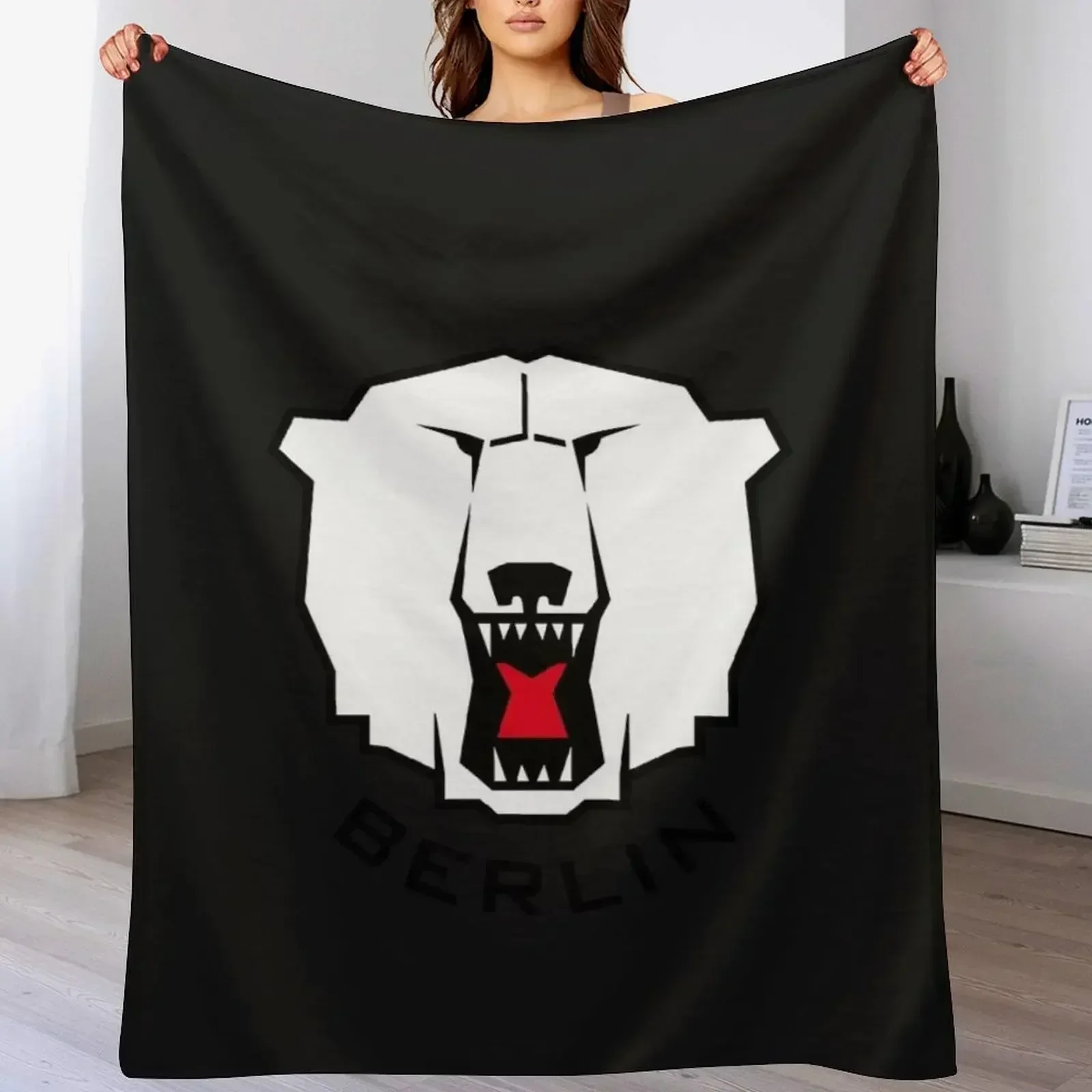 Eisb?ren Berlin Hockey Classic T-Shirt Throw Blanket Vintage Heavy Softest Blankets