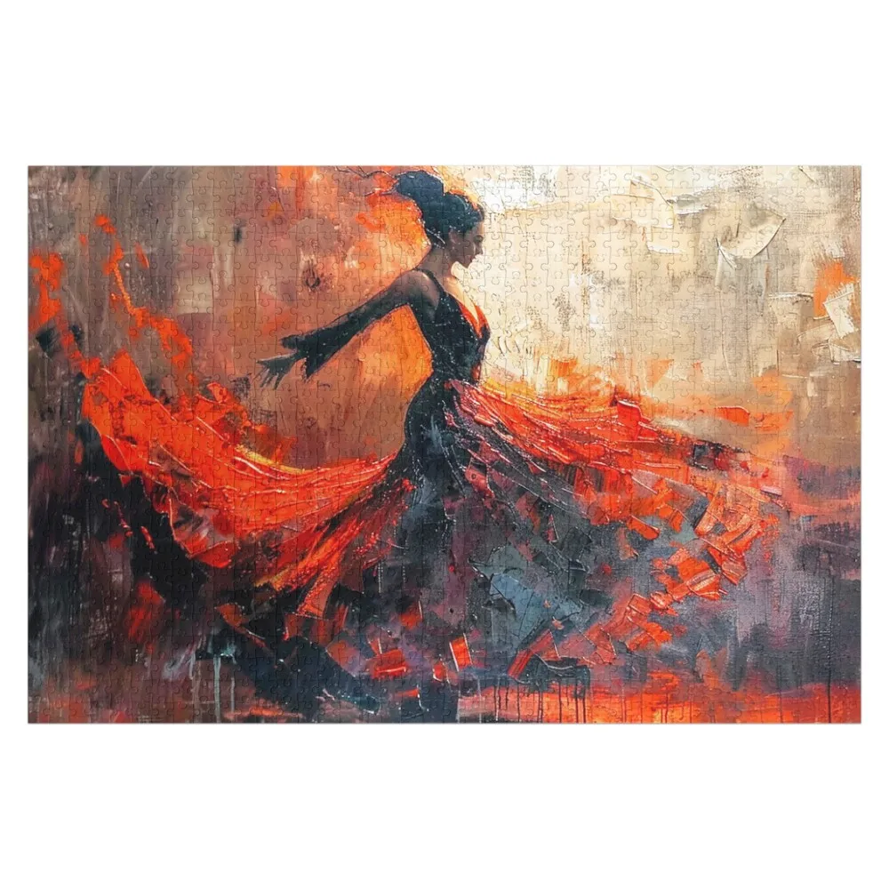 Flamenco Dancer Jigsaw Puzzle Woodens For Adults With Photo Woods For Adults Custom Kids Toy Puzzle