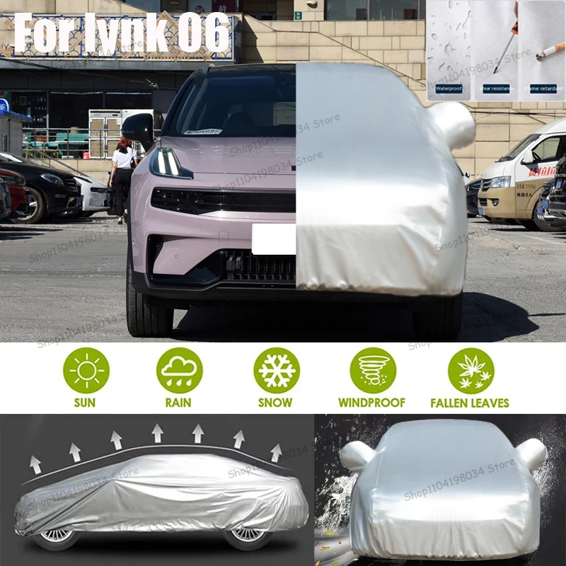 

For lynk 06 Auto parts Anti snow Anti dust Sunscreen Anti-uv Anti peeling paint And Anti Rainwater 210t car cover Car cove