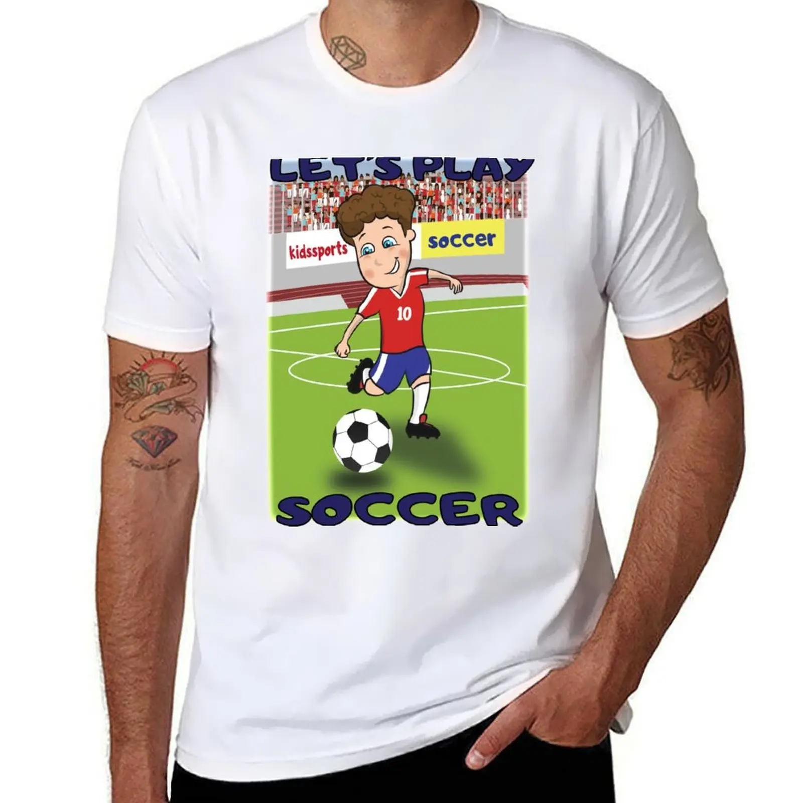 

Soccer - Let's play soccer T-Shirt man t shirt graphic t shirt man plain T-Shirt