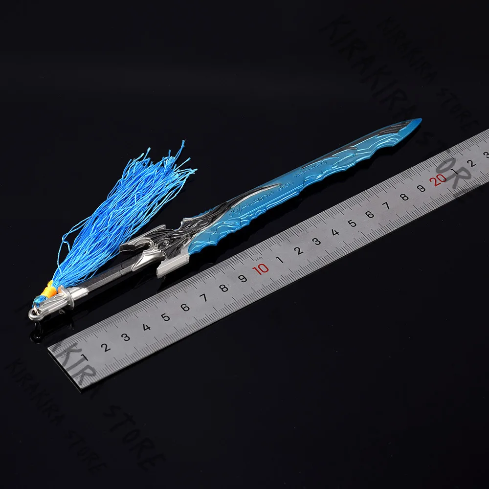 22cm Metal Weapon Model Wuthering Waves Armament Ornaments Anime Gift Knife Figurine Pendant Handcraft Accessories Mascot