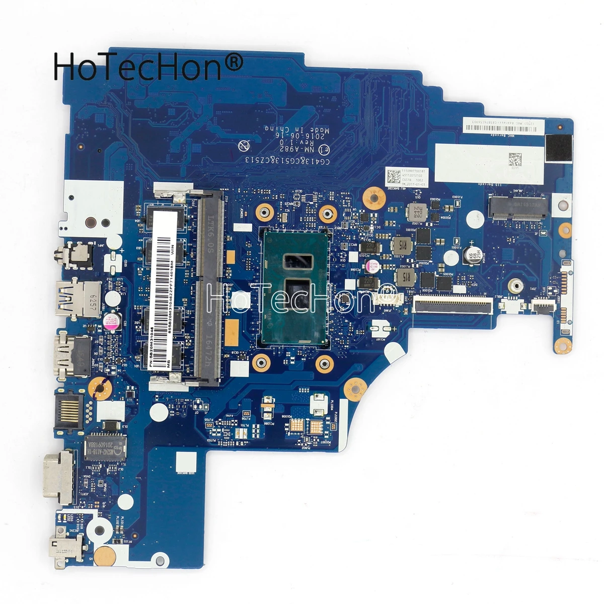 5B20M31046 UMA Motherboard NM-A982 W/I7-7500U for lenovo YOGA ideapad 310-15IKB