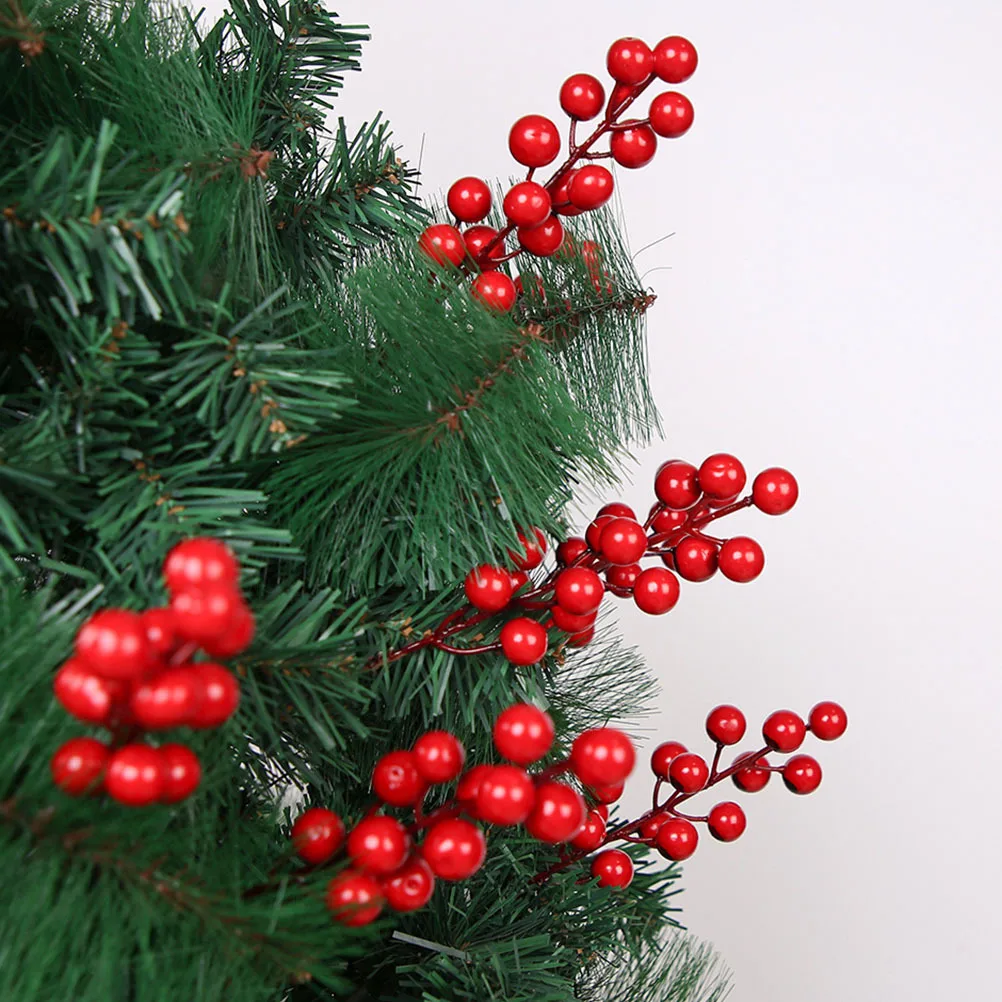 

10pcs Simulation Crabapple Branch Artificial Berry Stems For Wedding Decors Evening Party Decoration Home Decor Flower