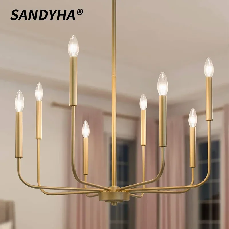 

SANDYHA Modern Minimalist LED Pendant Lights Suitable for Dining Rooms Living Rooms Bedrooms Home Decoration Art Pendant Lamps