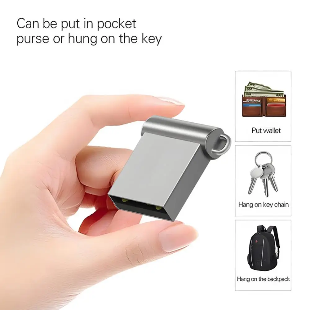 USB Flash Drive 2TB 1TB Metal Real Capacity High Speed Memory Stick 128GB USB 3.0 Flash Pen Drive Business Gift Storage U Disk