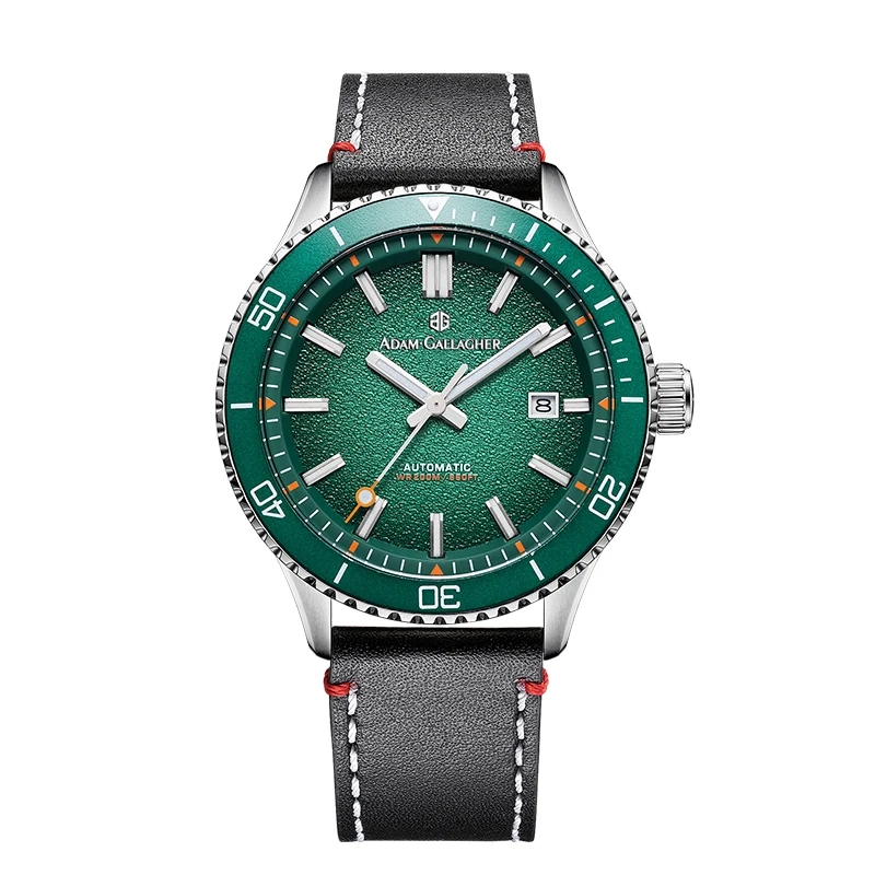 WM Watch Automatic Mechanical MIYOTA 8215 Man Dive Watch 200M Waterproof Helium Valve Sapphire Welly Merck Diver Watches 046M-WM