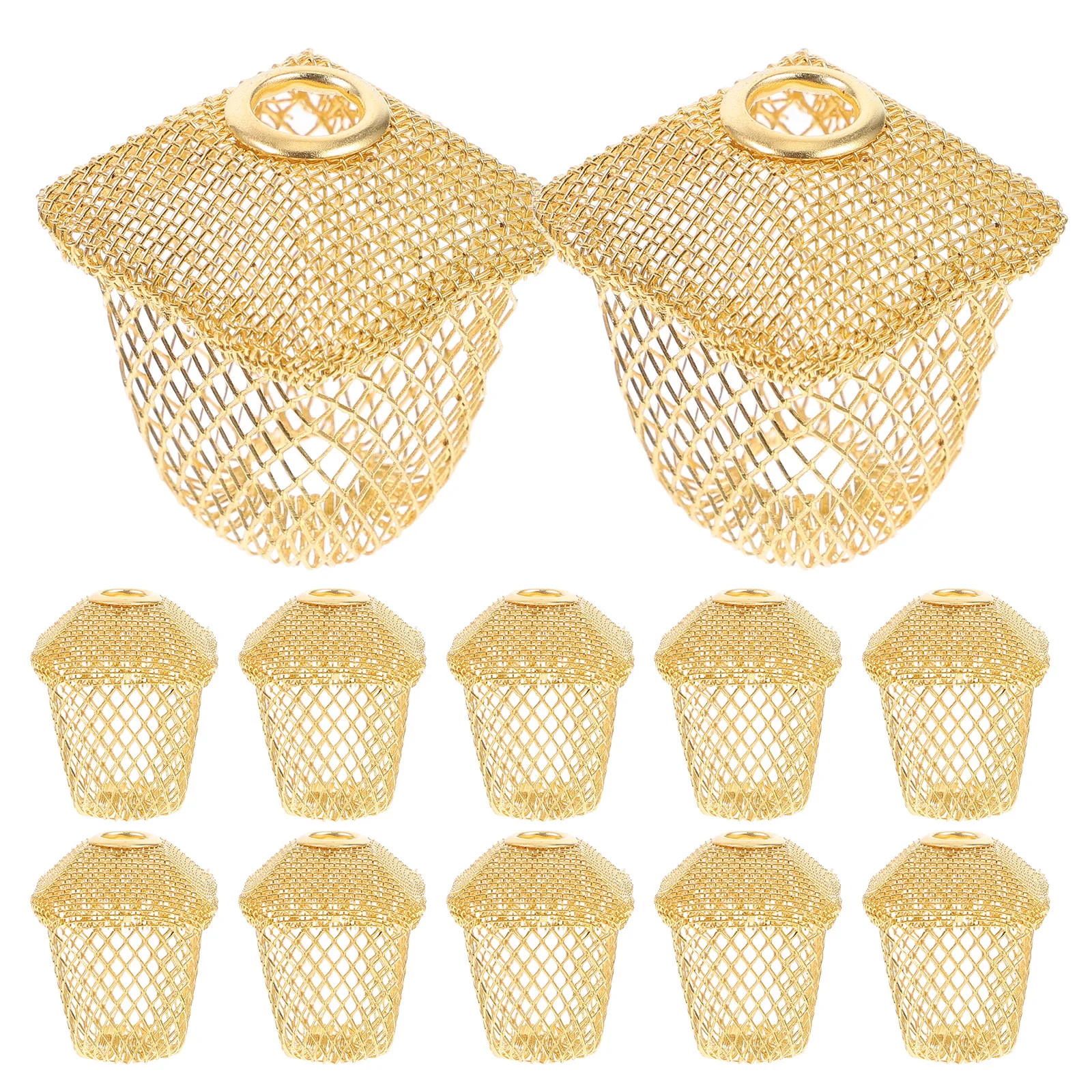 

12 Pcs Lamp Shades Frame Clip Christmas Globe Light Decorative Accessories Mini Lampshades Small Lamp Shades Table Lamps Hanging