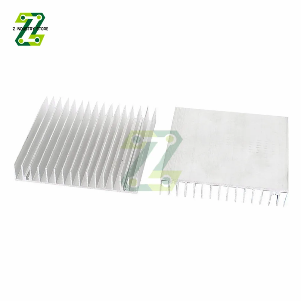 100x100x18mm DIY Aluminum HeatSink Heat Sink Radiator for Electronic integrated Chip Cooling